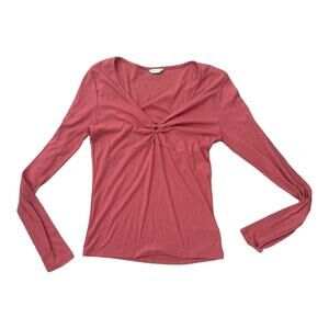 Aeropostale mauve long sleeve Bella Sean top womens size large